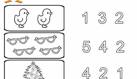 maths for 4 year olds printable worksheet