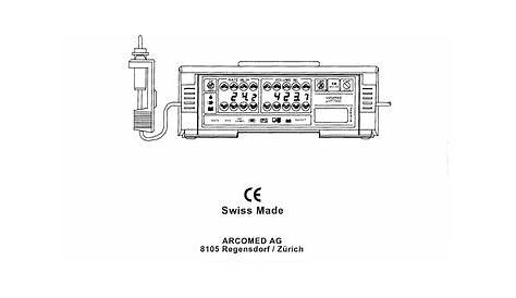 Arcomed Volumed μVP7000 Syringe Pump User Manual : Free Download