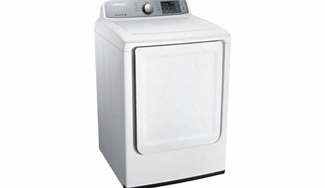 Samsung DV45H7000EW/A2 7.4 CuFt Electric Dryer, 9 Cycles, 3
