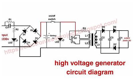 high voltage generator circuit diagram