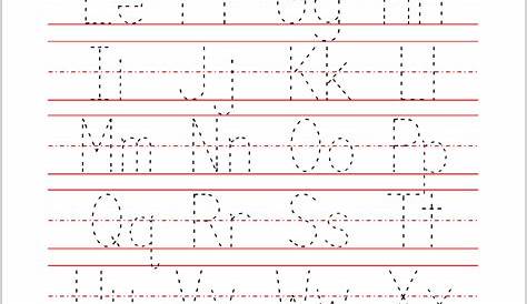 Alphabet Tracing Dots | AlphabetWorksheetsFree.com
