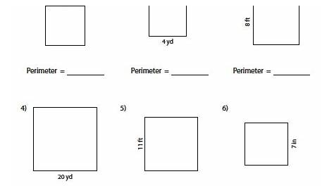 Area And Perimeter Of Square And Rectangle Worksheets - makeflowchart.com