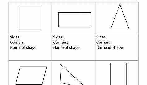 worksheet for shapes for grade 2 7 best images of second grade shapes