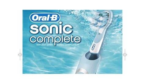 Braun Sonic complete Toothbrush User's Manual | Manualzz