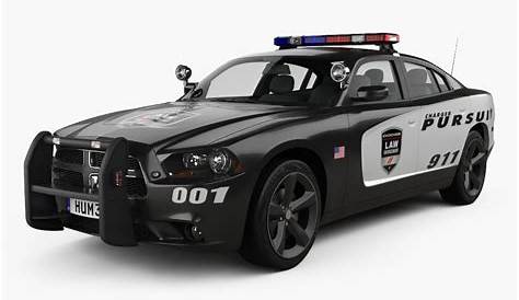 Dodge Charger Police 2012 3D model - Vehicles on Hum3D