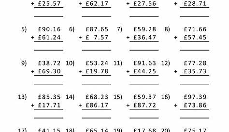 math of finance worksheet