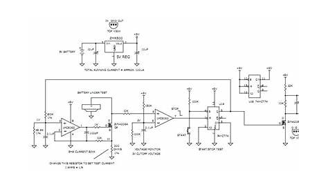 diy battery tester schematic