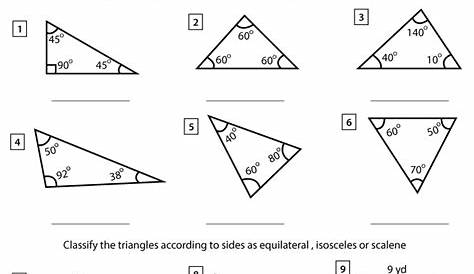 Triangle Worksheets - Math Monks