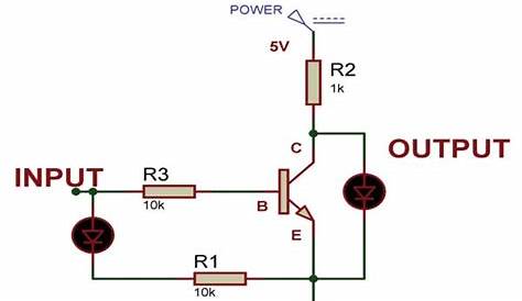 Working of NOT Gate using transistor