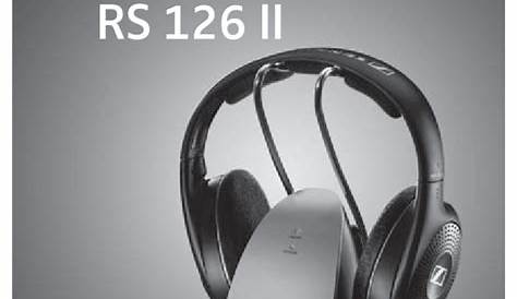 SENNHEISER RS120II QUICK MANUAL Pdf Download | ManualsLib