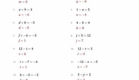literal equations worksheet with work