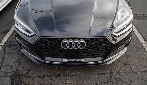 kamispa.com RS Style Black Honeycomb Grill Grille For Audi A5 S5