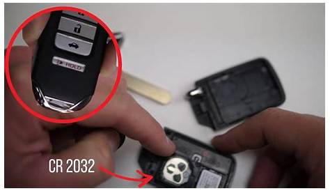 Honda CR-V Key Battery Replacement Guide 2016 - 2020 - YouTube