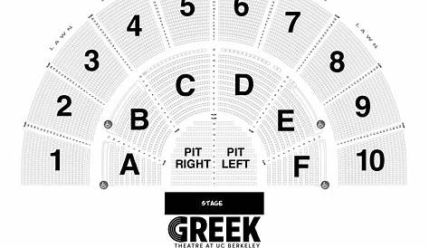 Greek Theater Seating Map - Mammoth Mountain Trail Map