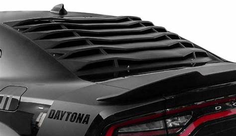 2010 Dodge Charger Rear Window Louvers