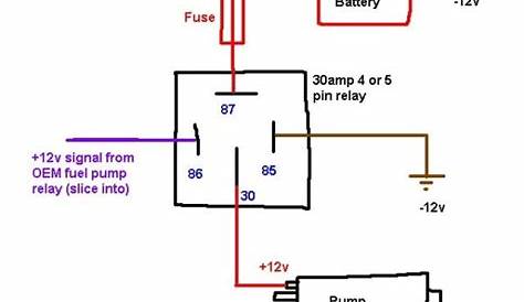 4 pole relay schematic