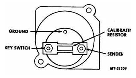 fuel tank gauge wiring schematic diagram