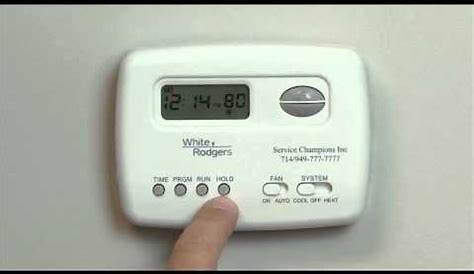With The Help Of White Rodgers Thermostat Manual Get Information About
