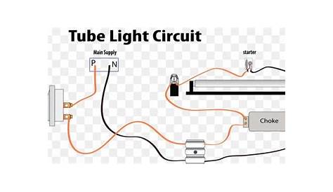 fluorescent lamp schematic symbol