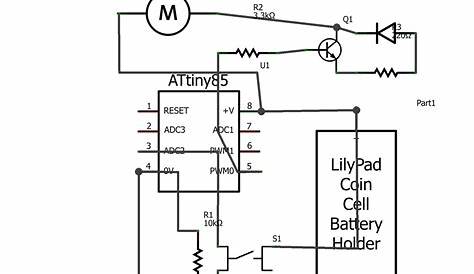 Need help with a circuit diagram where the motor does not seem to have