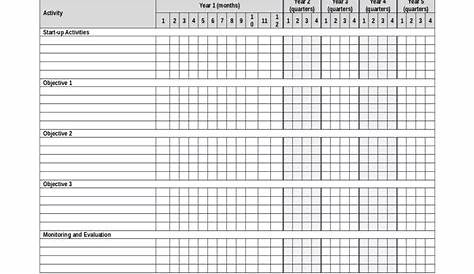 gantt chart template pdf