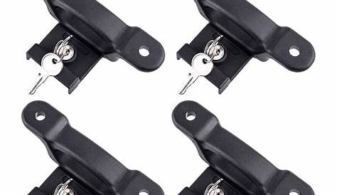 Truck Bed Boxlink Tie Down Anchor Cleats W- Key for Ford 2015-21 F150