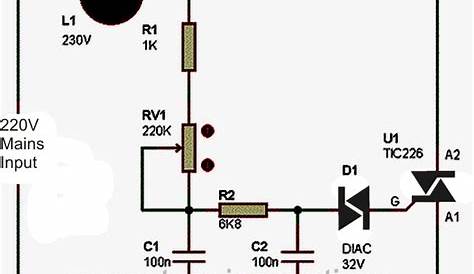 dimmer diagrama circuito