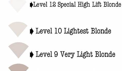 hair color levels 1 10 chart