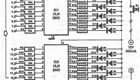 uln2003 ic circuit diagram