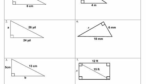 math aids pythagorean theorem worksheet