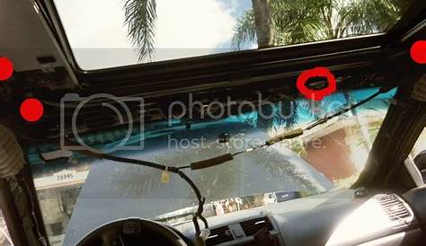 DIY: how to remove sunroof cover (7th Gen) | Drive Accord Honda Forums