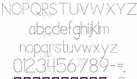 Font Freak, Trace Font For Kids - Shareware by Pj Cassel Designs