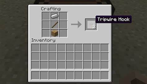 how to make a trip hook minecraft