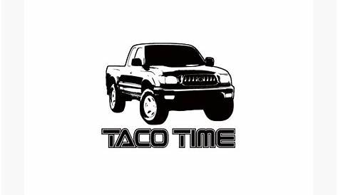 "Taco Time- Toyota Tacoma 1st Gen" Case & Skin for Samsung Galaxy by