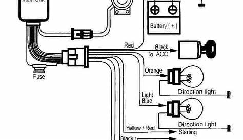 honda motorcycle alarm system wiring