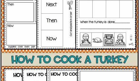 how to cook a turkey worksheets