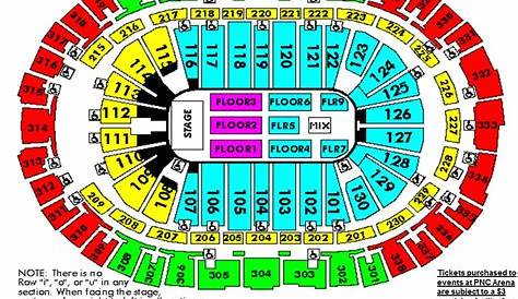 PNC Arena :: Seating Charts