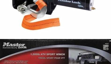 master lock winch parts