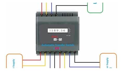 automatic transfer switch circuit diagram