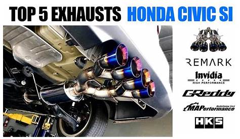 Top 5 Exhausts for 2017+ Honda Civic SI - YouTube