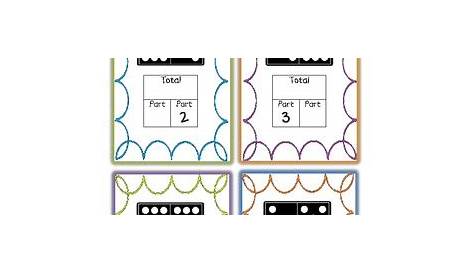 Domino Total Part Part Diagram Math Center by Teach Forward | TpT