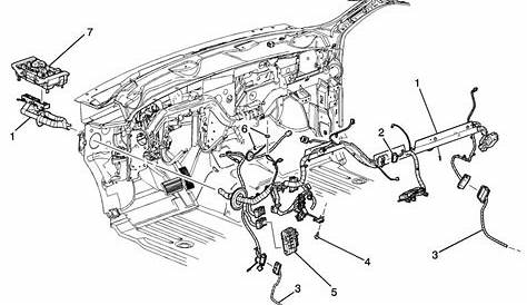 Chevrolet Silverado Harness assembly - i/p wiring - 25892160