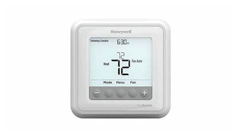 honeywell thermostat t6 manual