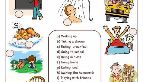 ️Daily Routine Worksheet For Kindergarten Free Download| Goodimg.co