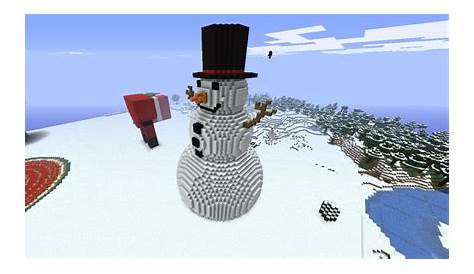 how to make a snowman in minecraft