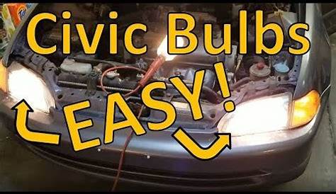 92-95 Civic Headlight Bulb Replacement - YouTube
