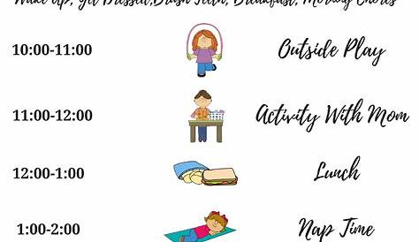 Daily Summer Schedule For Kids - Free Printable - Simple Mom Review