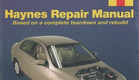 Honda Accord 2003-2011 Haynes Service Repair Manual - workshop car