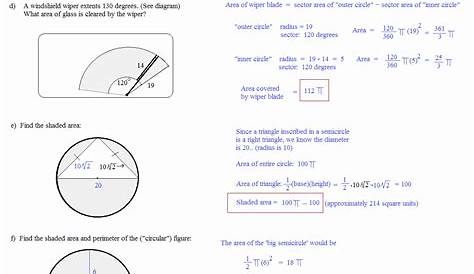 unit circle worksheet with answers