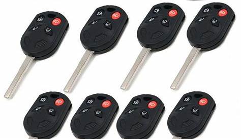 10PCS Car Remote Key Shell Replace for 2013- 2018 Ford Escape Entry